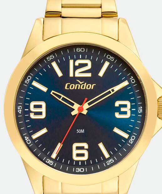 Kit Relógio Masculino Condor CO2035NBWK4A Dourado