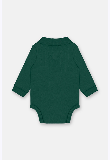 Body Polo Manga Longa Bebê Menino Up Baby