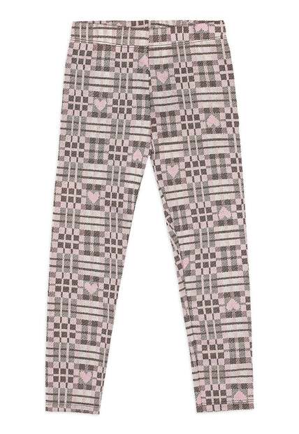 Conjunto Blusão Laço Legging Xadrez Quimby