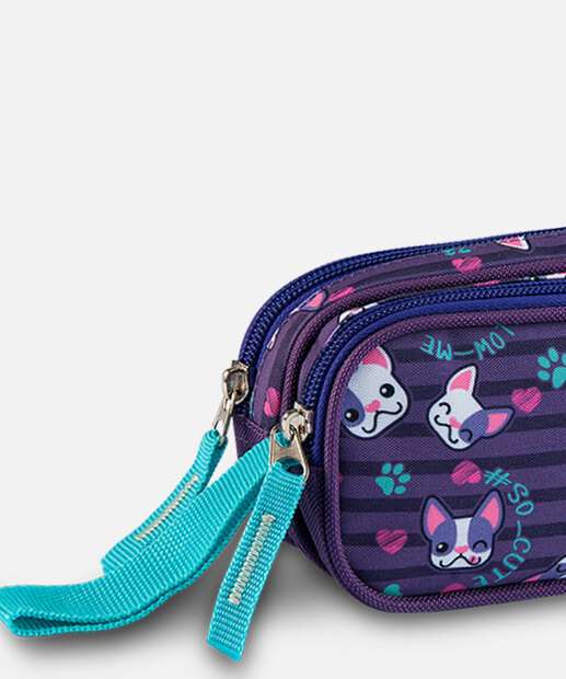 Estojo Infantil Duplo Estampado Clio 