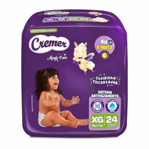 Image_Fralda Descartável Cremer Mc Economica Xg c/24 Unidades