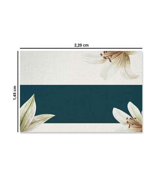 Toalha De Mesa Retangular 6 Lugares Wevans Branco