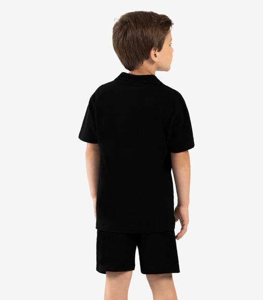Bermuda Infantil Menino Malhão Fruit Rovi Kids Preto