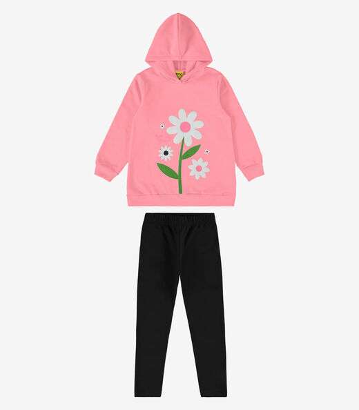 Image_Conjunto Infantil Blusão Com Legging Rovi Kids Rosa