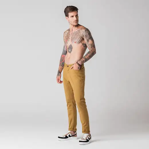 Calça Super Skinny Masculina Sarja Rock e Soda