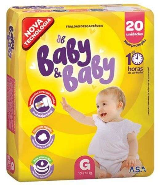 Image_Fralda BabyeBaby Econômica (G) 20 Unidades