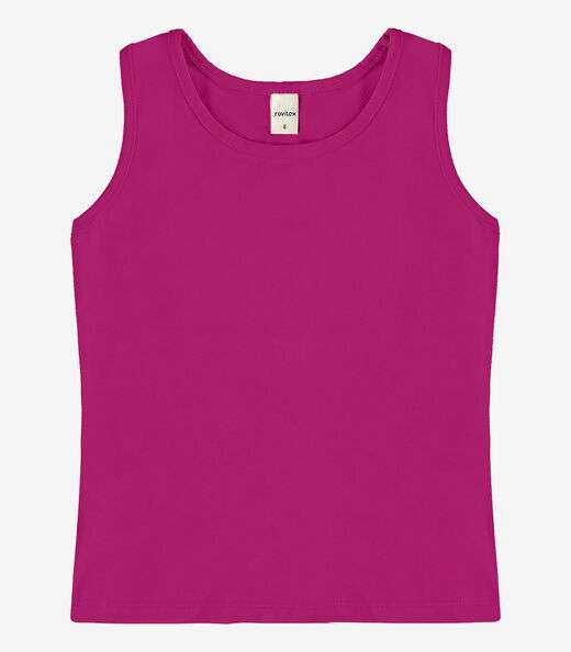 Regata Básica Infantil Feminina Rovitex Kids Rosa