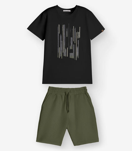 Image_Conjunto Camiseta com Bermuda Masculino Trick Nick Preto