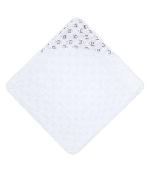 Toalha Com Capuz Bebê Vivaldi Rosa