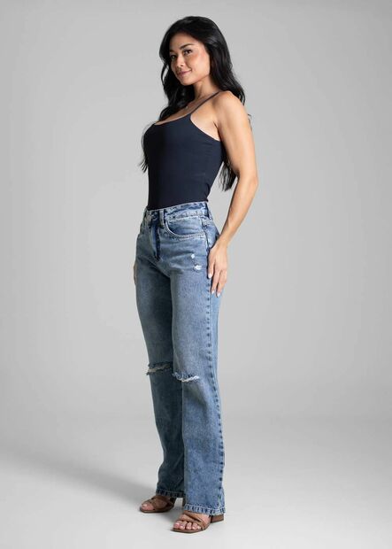 Calça Jeans Sawary Reta - 282486