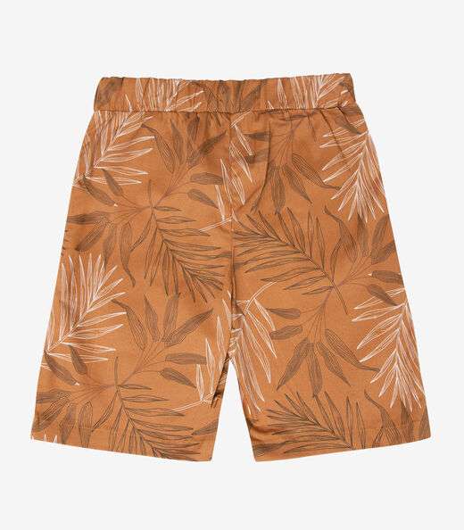 Bermuda Masculina Infantil Sarja Trick Nick Marrom