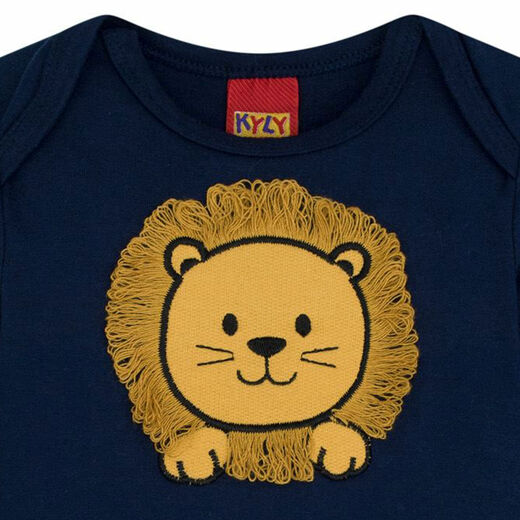 Body Bebê Masculino Kyly Cotton