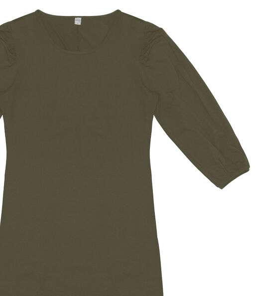 Vestido Manga Longa Plus Infinita Cor Verde