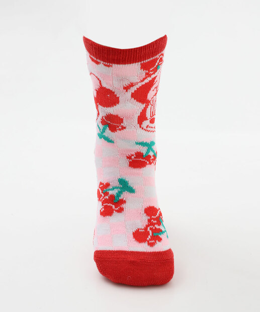 Kit 2 Meias Infantil Estampa Minnie Disney Rosa