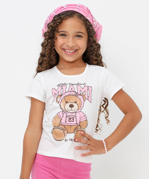 Image_Blusa Infantil Estampa Frontal Marisa Tam 4 a 10 Off White