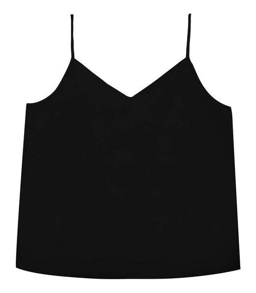 Blusa Feminina De Alça Em Air Flow Básica Rovitex Preto