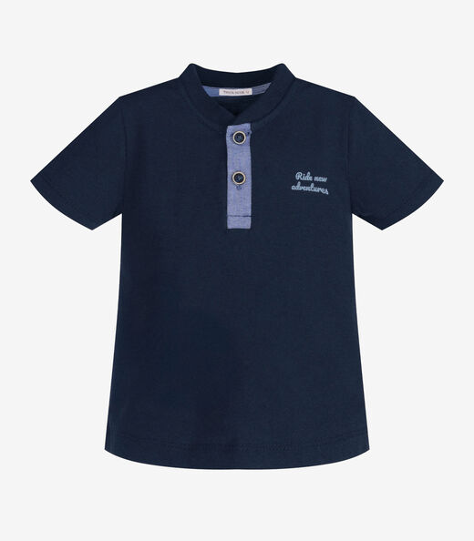 Conjunto Infantil Camiseta Com Bermuda Trick Nick Azul