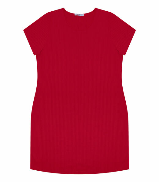 Vestido Feminino Plus Size Secret Glam Vermelho
