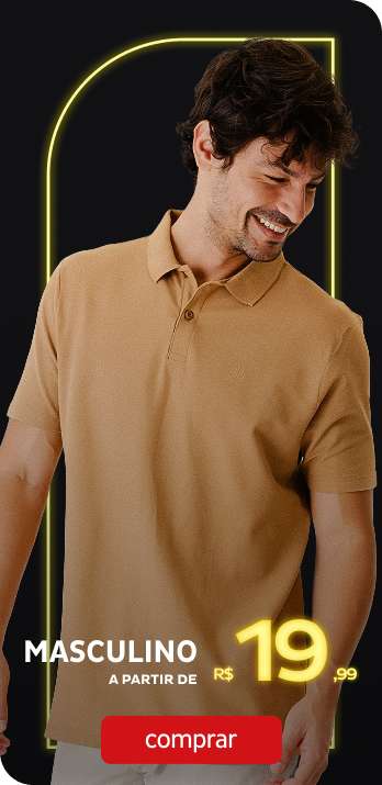 Masculino a partir de R$19,99