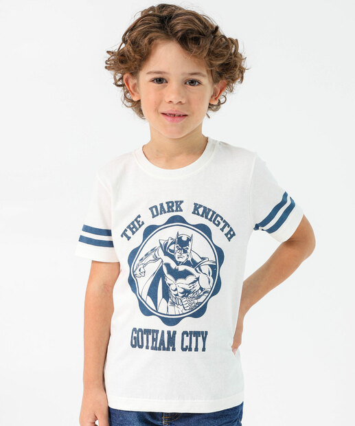 Image_Camiseta Infantil Batman Warner Bros Tam 4 a 10 Branco