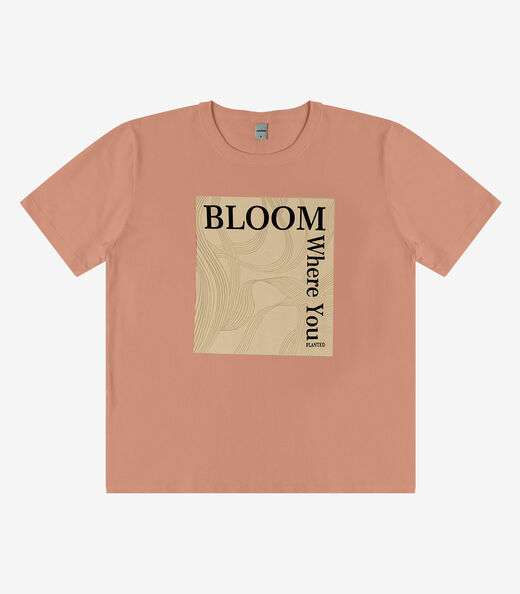 Image_T- Shirt Feminina em Meia Malha Rovitex Marrom