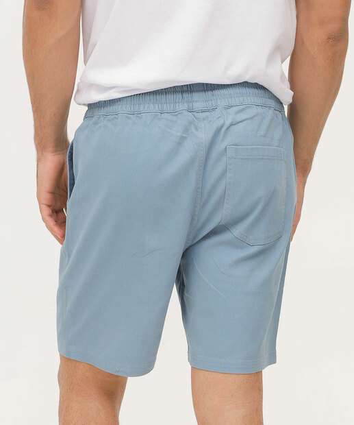 Bermuda Masculina Sarja Marisa Azul