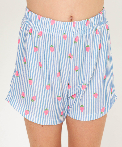 Conjunto Infantil Estampado Marisa Tam 4 a 10 Off White