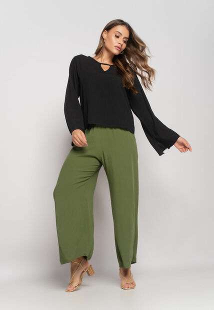 Image_Blusa Manga Longa Flare Viscolinho Preto Salvatore