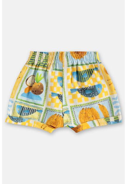 Conjunto Bebê com Polo e Short Três e Já