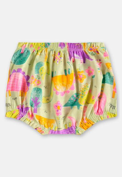 Conjunto Bata Calcinha Dinossauros Up Baby