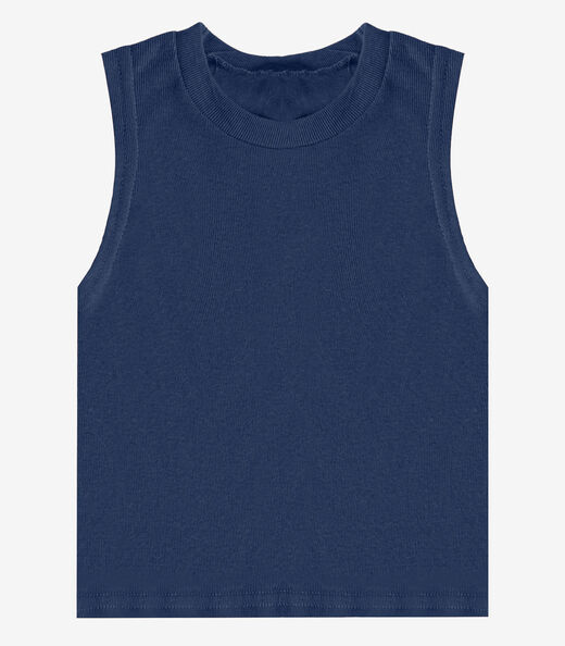 Regata Básica Infantil Lisa Soletex Azul