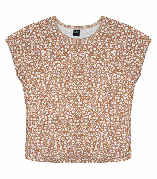 Blusa Feminina Estampada Rovitex Marrom