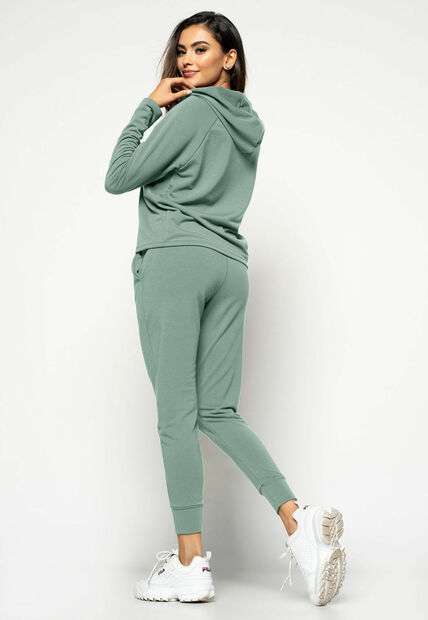 Calça  Comfy Jogger  Moletinho Verde Claro Salvatore Fashion