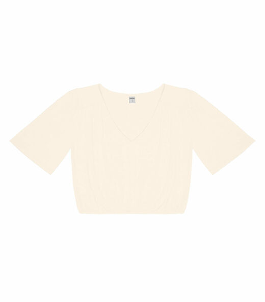 Blusa Feminina Em Visco Tricot Rovitex Bege