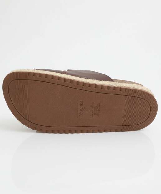 Rasteirinha Feminina Birken Fivela Beira Rio Marrom