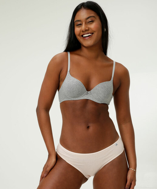 Kit 2 Calcinhas Biquíni Básicas Cotton DelRio