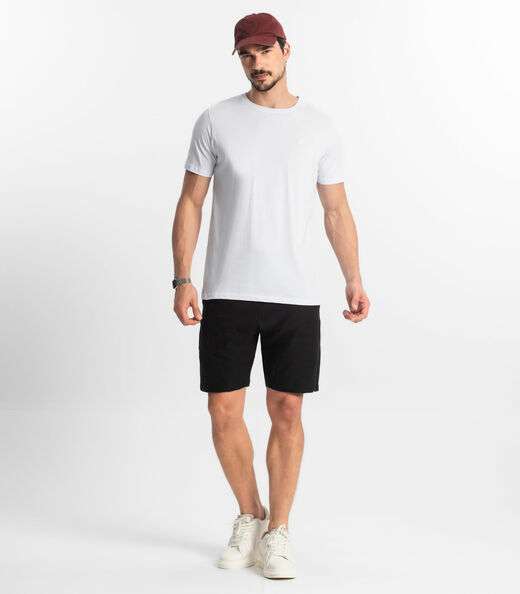 Camiseta Masculina Básica Diametro Branco