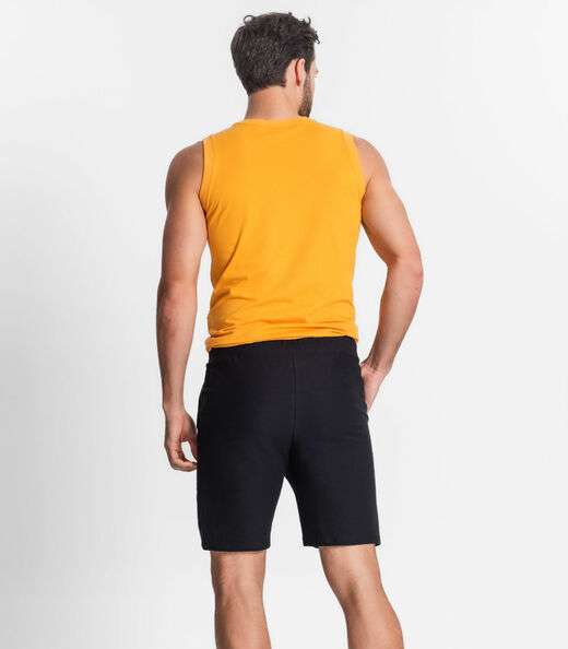 Bermuda Masculina Em Moletinho Diametro Preto