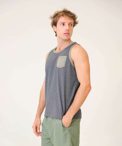 Regata Masculina Bolso MR