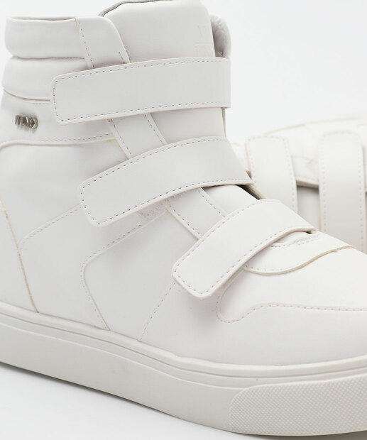 Tênis Feminino Cano Alto Via Uno Branco