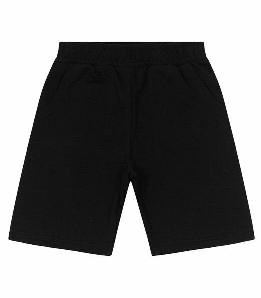 Bermuda Básica Infantil Masculina Rovitex Kids Preto