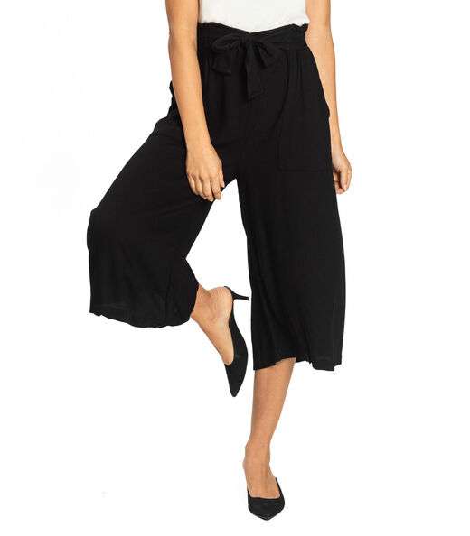 Calça Feminina Pantacourt Viscose Modena Endless Preto