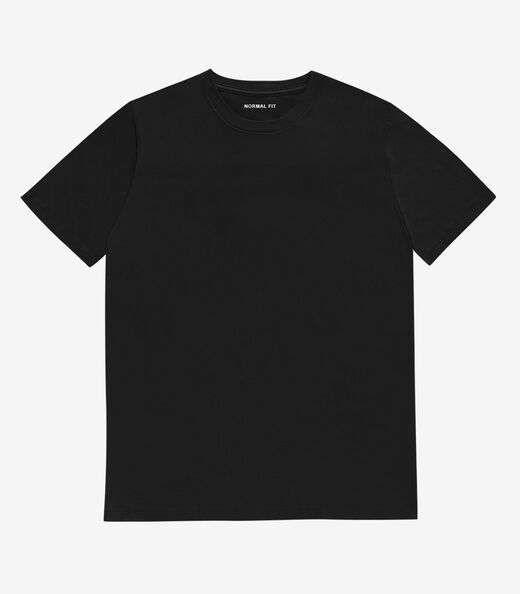 Image_Camiseta Masculina Básica Manga Curta Select Preto