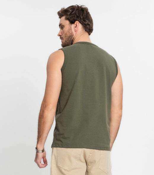 Regata Masculina Básica Rovitex Verde