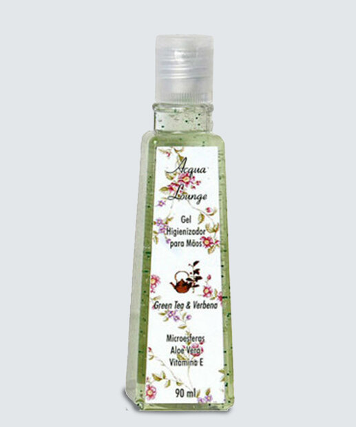 Álcool Em Gel Higienizador Green Tea Verbena Acqua Lounge 90ml