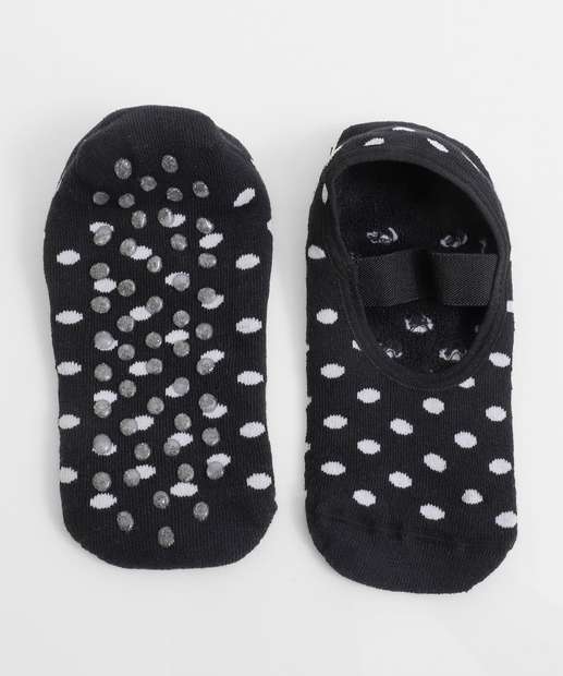 Image_Meia Sapatilha Feminina Antiderrapante Marisa Preto