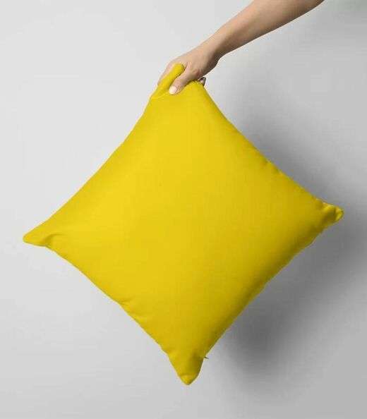 Kit 4 Capas Para Almofadas Wevans Amarelo