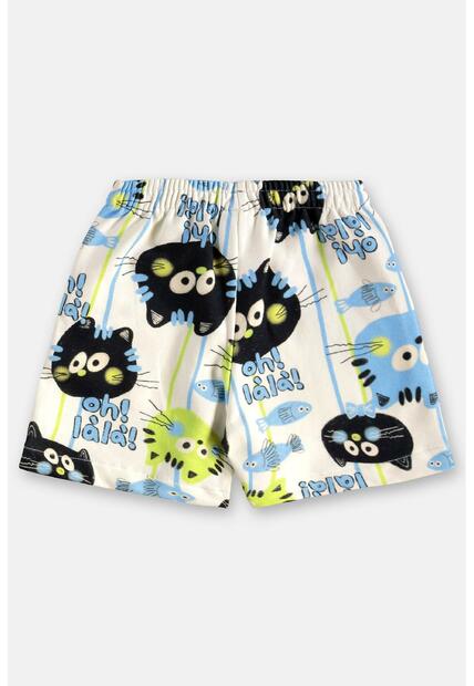 Conjunto Menino Camiseta e Short Três e Já