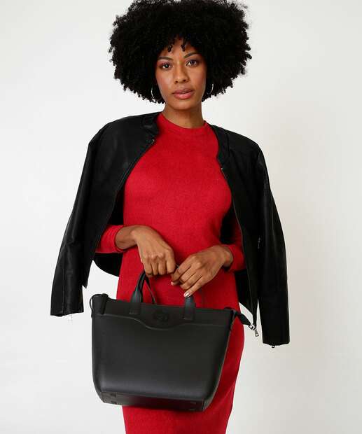 Bolsa Transversal Tote Feminina Moleca 