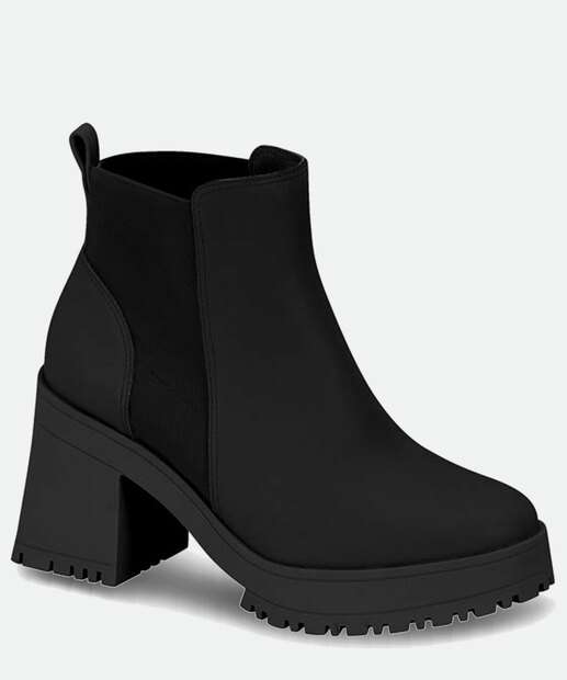 Bota Feminina Chelsea Salto Grosso Vizzano 